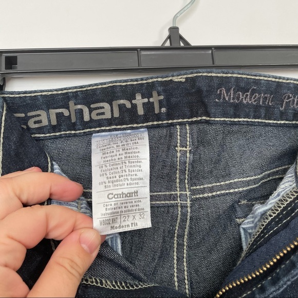 Carhartt Jeans Modern Fit Slim Straight 27 x 32 - Picture 3 of 8